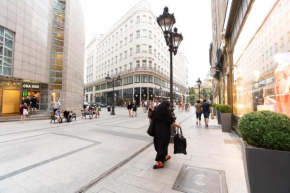 Váci utca street full centrum